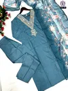 KF 104 Kalaai Viscose Reyon Kurti With Bottom Dupatta Wholesalers In India